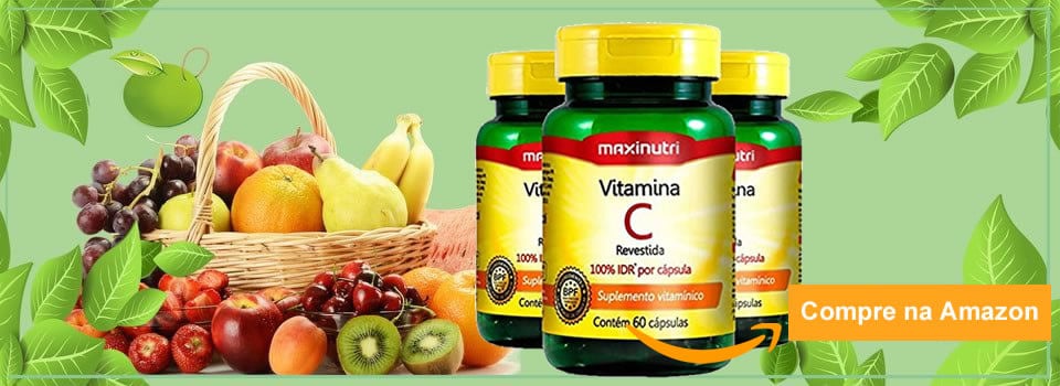 Vitamina C  Vitamina C - 3 unidades de 60 cápsulas