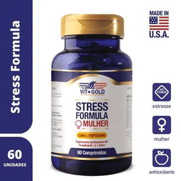 Stress Formula Mulher Stress Formula Mulher com L-triptofano Vitgold