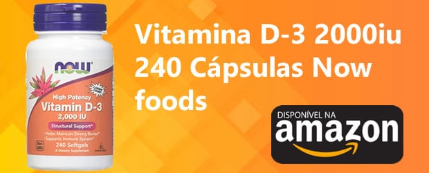 Reposilçao de vitamina D Vitamina D-3 2000iu 240 Cápsulas