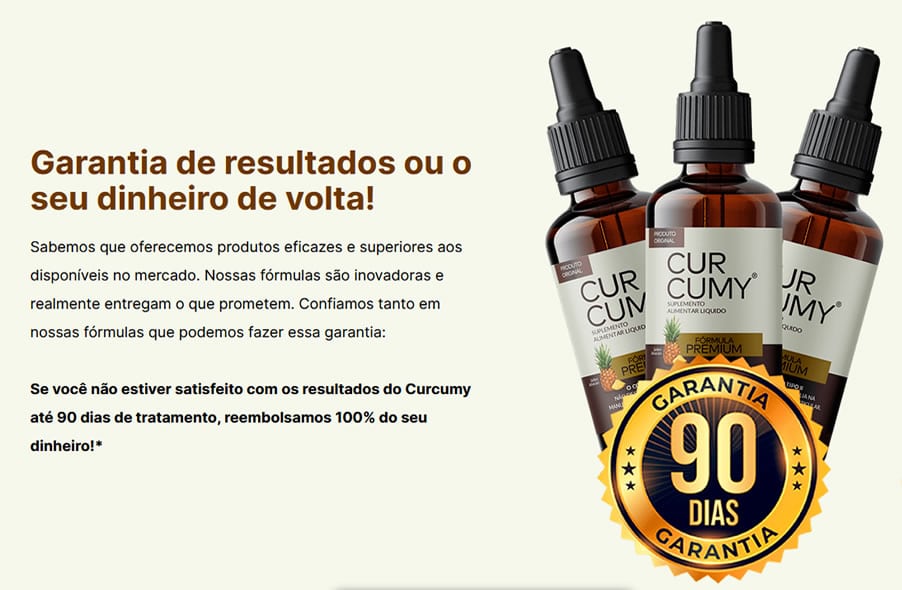 Curcumy garantia de reembolso
