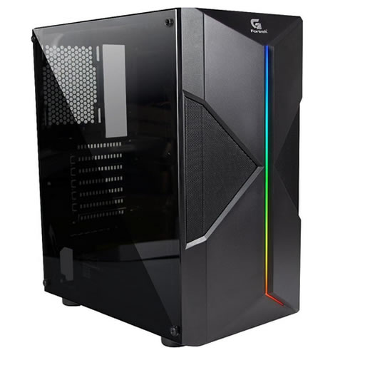 Gabinete Gamer Mid Tower Holt RGB Fortrek