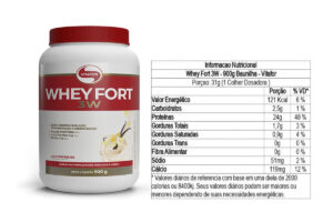 Conheça o vitafor whey fort 3w sabor baunilha