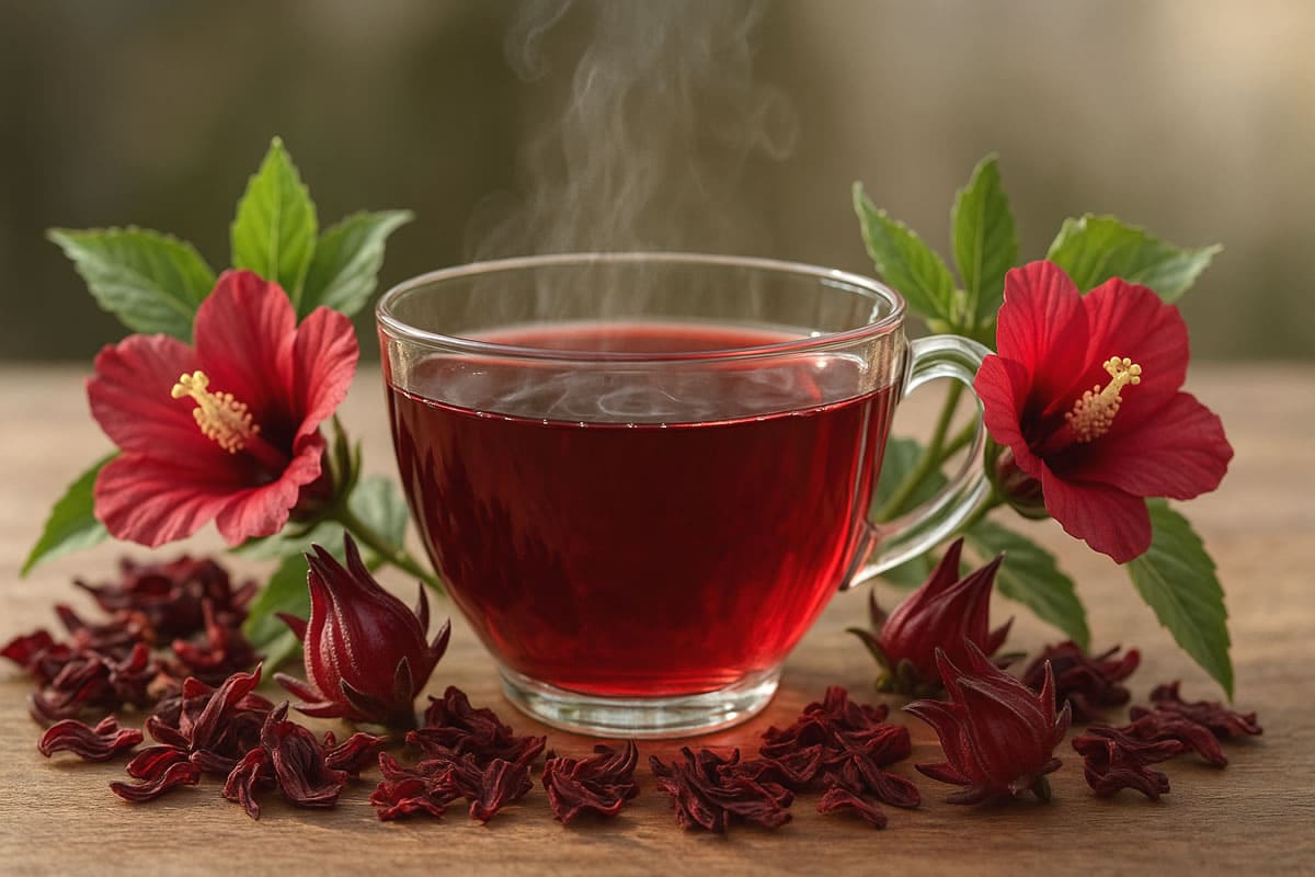 Saiba o que é o chá de hibisco para que serve