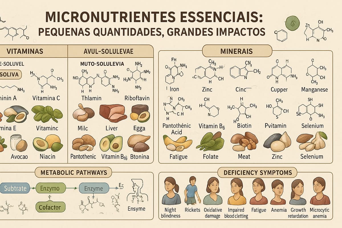 Saiba para que servem os micronutrientes essenciais