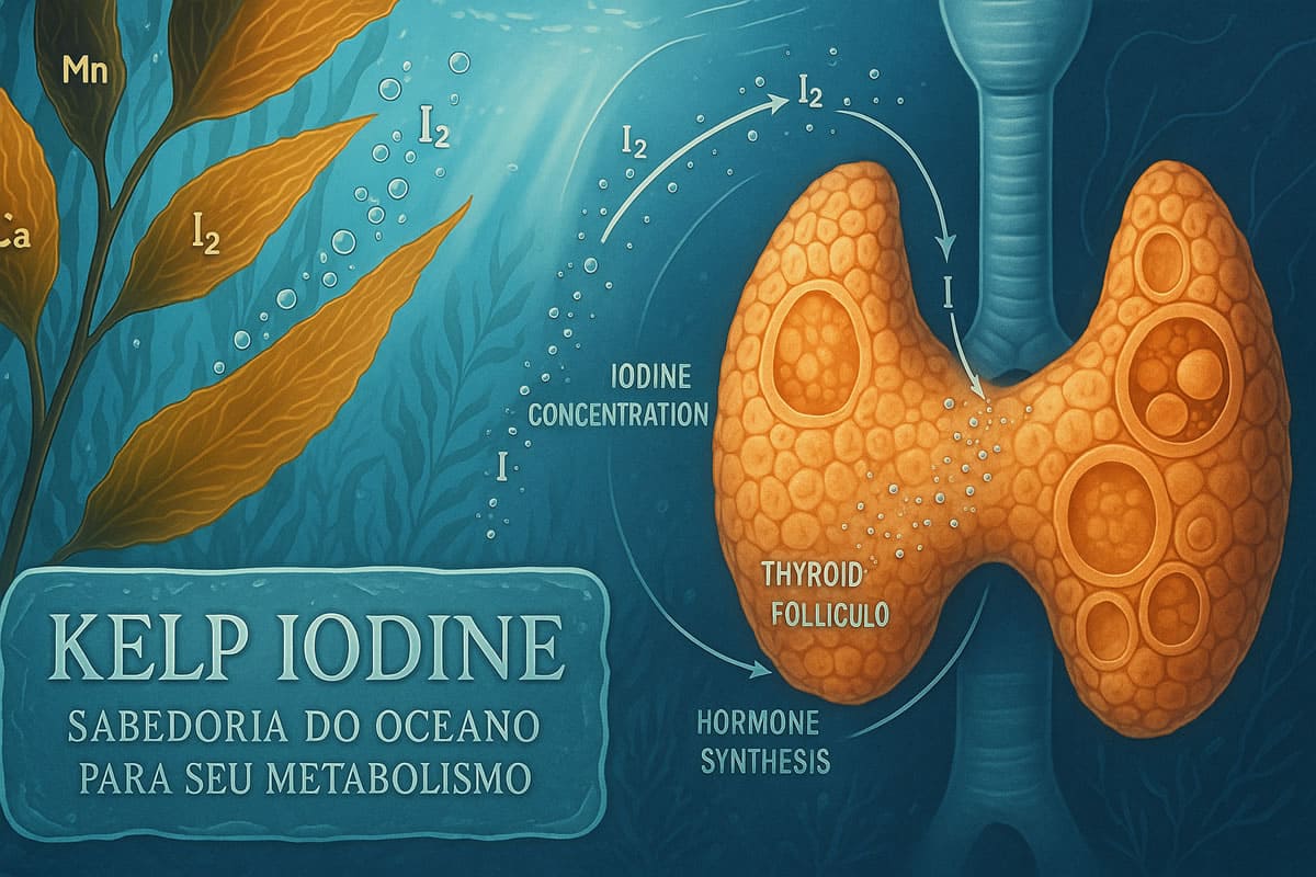 Saiba o que é o kelp iodine e para que serve