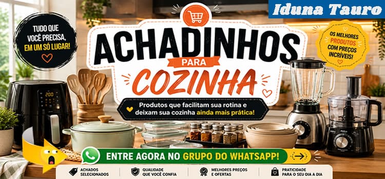 Grupo de achadinhos para cozinha iduna tauro